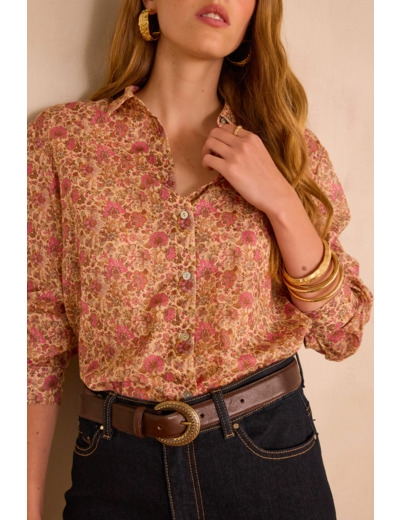 Chemisier imprimé liberty COLETTE 100% coton