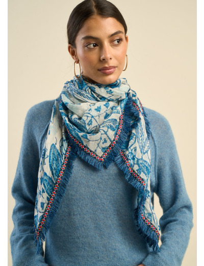 Foulard à franges