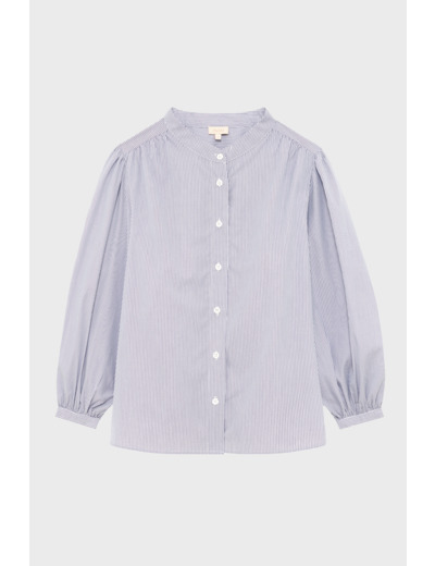 Chemise rayée à col officier - ASIA