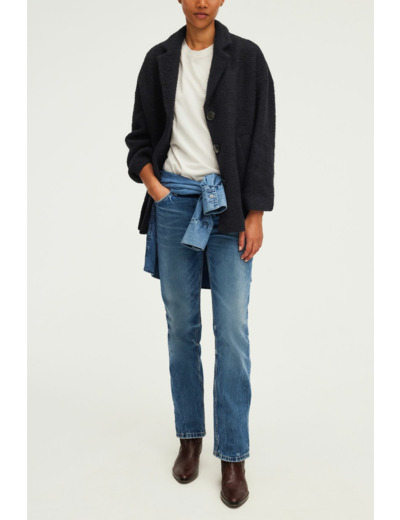 Manteau court en tweed lurex - LILA