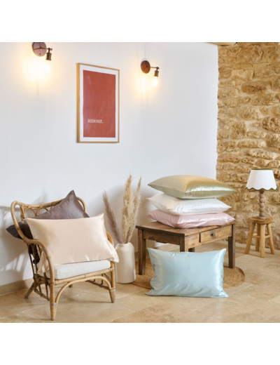 Taie d'oreiller en Soie de mûrier 22 mommes | Tradition des Vosges