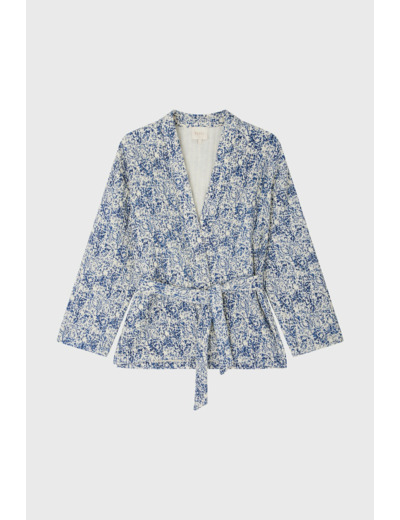 Veste kimono en coton - BIANCA