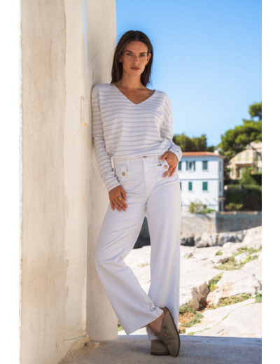 Pantalon femme COTON STRETCH Samira