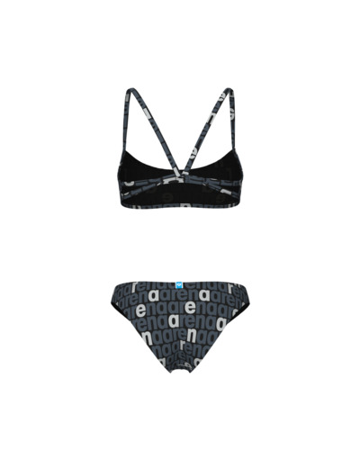 Maillot de bain 2 pièces bandeau arena Logotype pour femmes