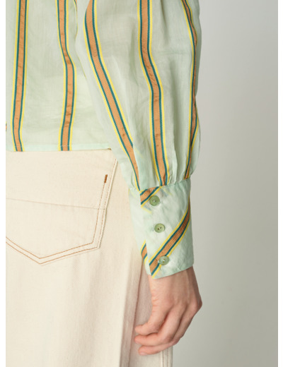 Chemise silène vert d eau