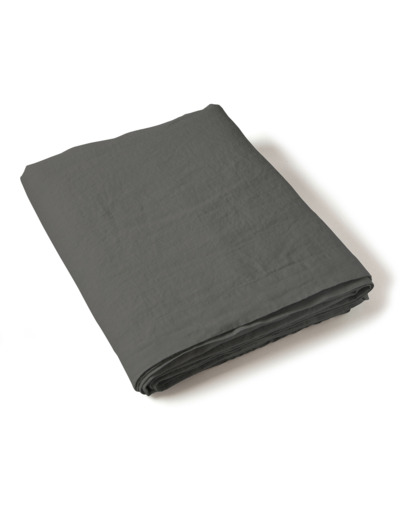 Drap plat Uni lin lavé - Linge de maison - Tradition des Vosges