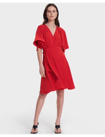 Robe Russel Rouge en Polyester