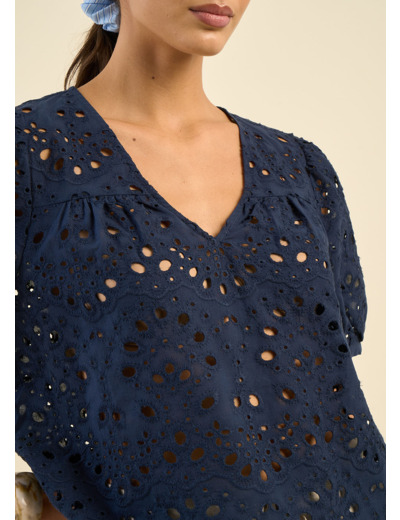 Top broderie anglaise