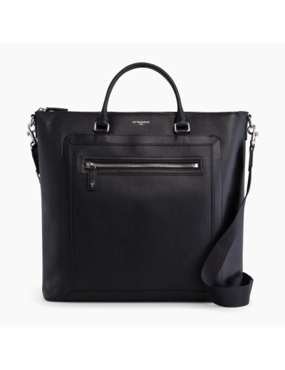 Sac cabas Max en cuir grainé