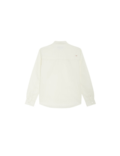 Chemise regular blanc casse