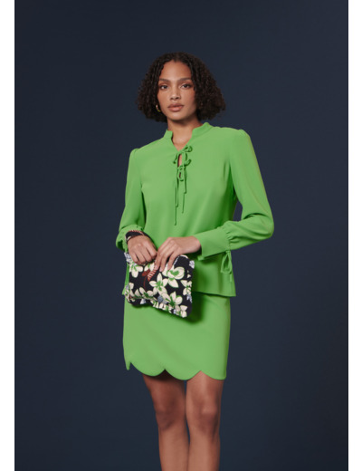 Top Toulouse Vert en Polyester