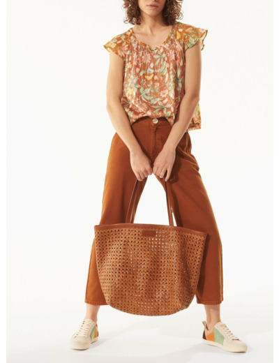 Blouse caramel