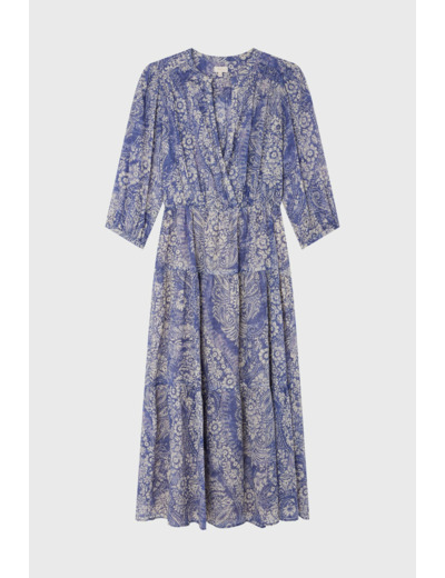 Robe longue en coton fin - ELENNA