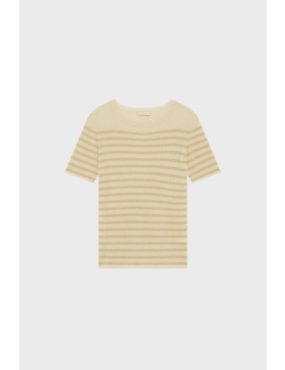 Pull fin rayé à lurex - JACEY