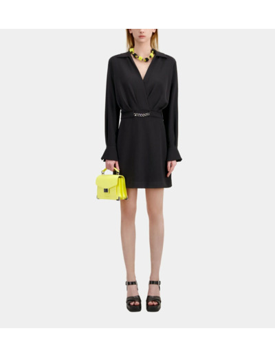 Robe Courte A Manches Longues black