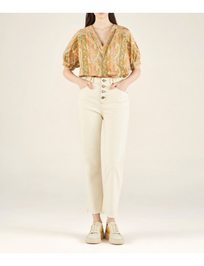 Blouse pate de coing