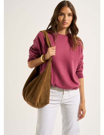 Pull col rond 100% cachemire