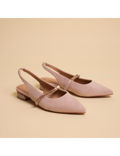 Ballerine Femme Safran Nude