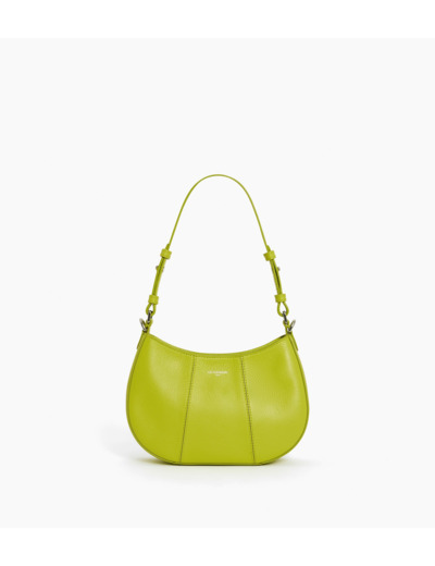 Petit sac demi-lune Juliette en cuir grainé