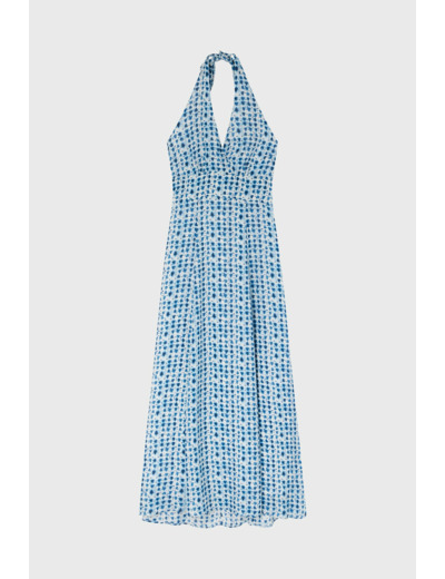 Robe longue dos nu imprimée - ESMA