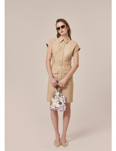 Robe Rajah Beige en Coton