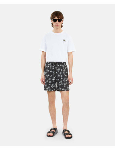 Short De Bain Imprimé black