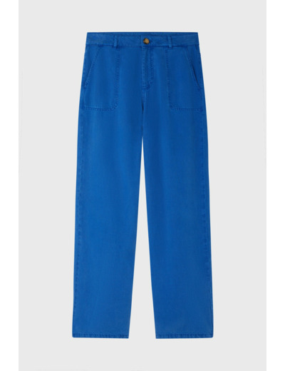 Pantalon large en lin mélangé - CHADE