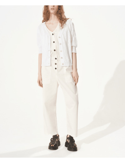 Cardigan blanc