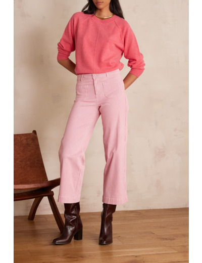 Pantalon LEA CROPPED en coton