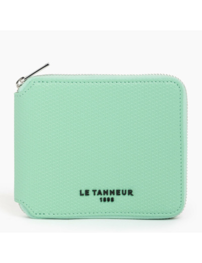 Porte monnaie zip en L Emile en cuir monogramme