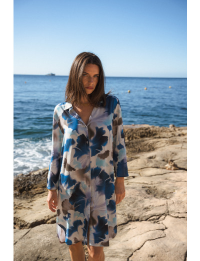 Robe chemise femme VISCOSE Hilda