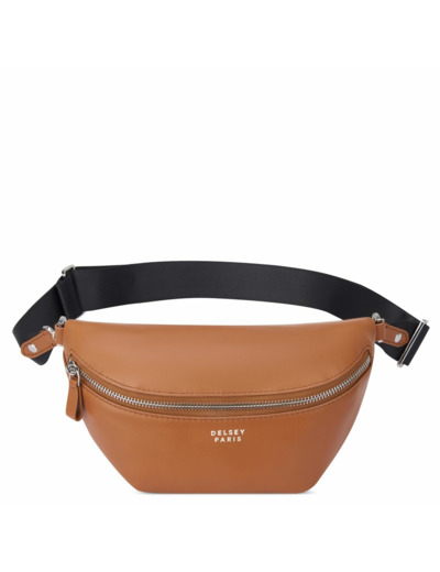 Le cuir lisse sac banane