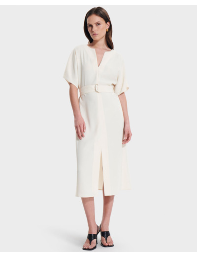 Robe Rafaelle Ecru en Polyester