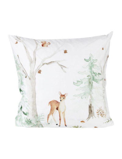 Taie d'oreiller Faon | Linge de lit Enfant | Tradition des Vosges