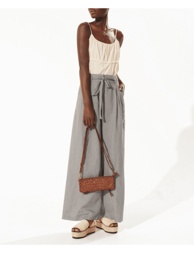 Pantalon large grise