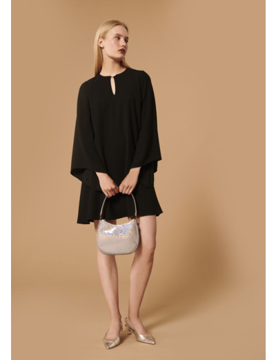 Robe Raonie Noir en Polyester