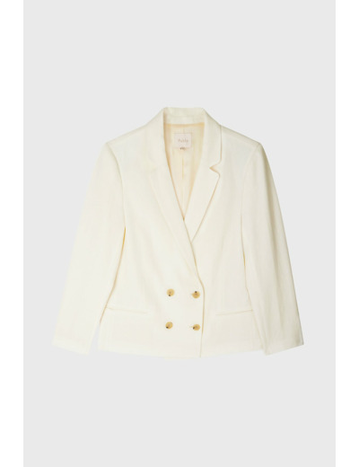 Veste croisée en lin mélangé - BAIA