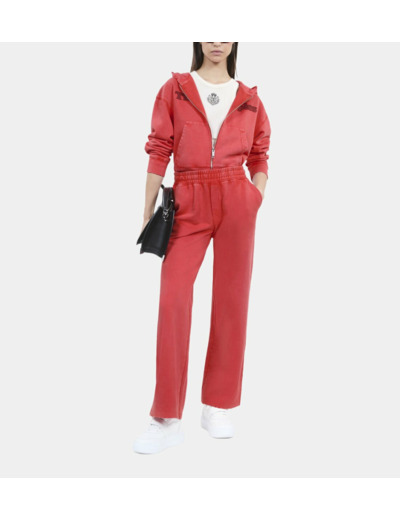 Bas De Jogging Logo Rouge kaki grey