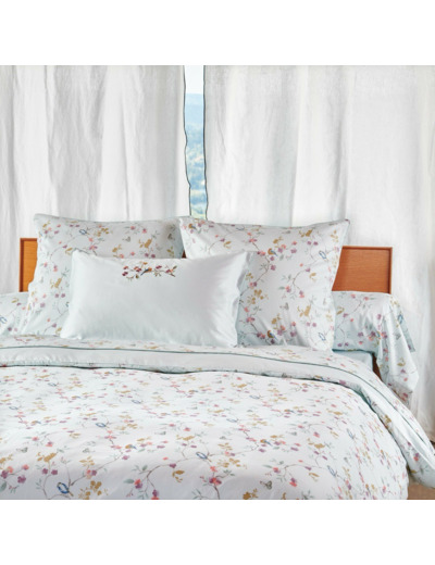 Housse couette Jardin Suspendu | Satin 120 fils | Tradition des Vosges