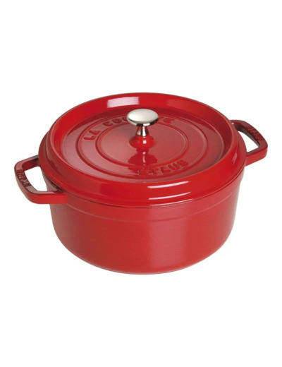 Cocotte ronde 24 cm Cerise
