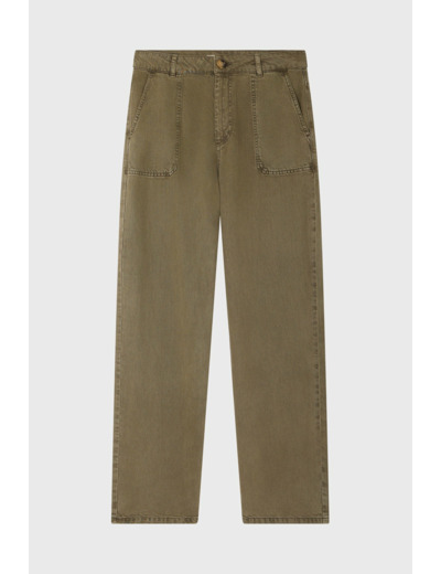 Pantalon large en lin mélangé - CHADE