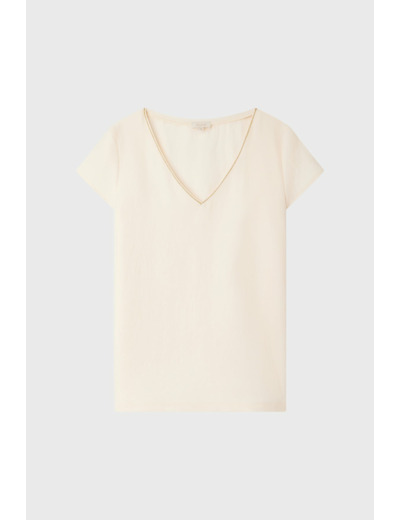Top col V lurex - ANAELE