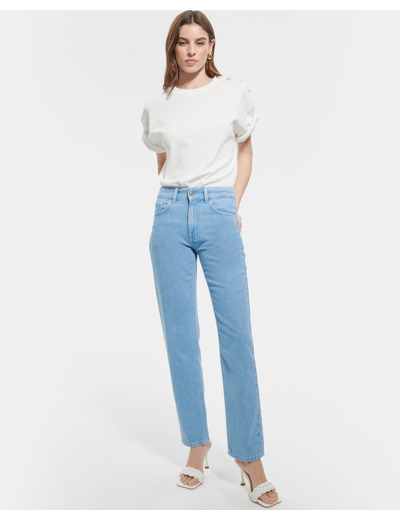Jean Jayce Baby blue en Coton