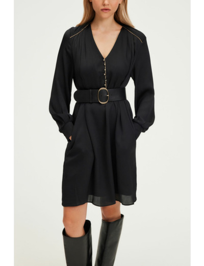 Robe courte noire - SHIREL
