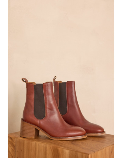 Bottines en cuir VALENTINA