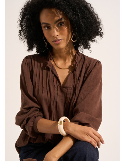 Blouse en gaze de coton