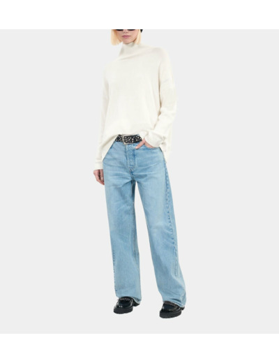 Pull en cachemire écru ecru