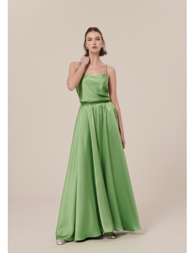 Jupe Joya Vert en Polyester