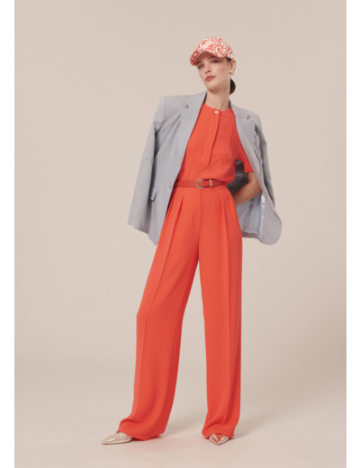 Pantalon Parigi Corail en Polyester