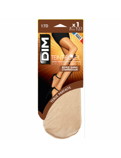 Mi-bas clair Teint de Soleil Effet bronzé naturel 17D